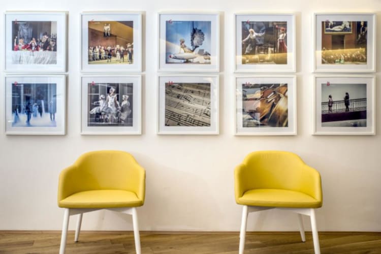 Interior reception area